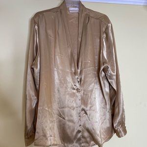 Christie and Jill satin shirt